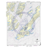 NOAA Nautical Chart 16701: Prince William Sound-western entrance